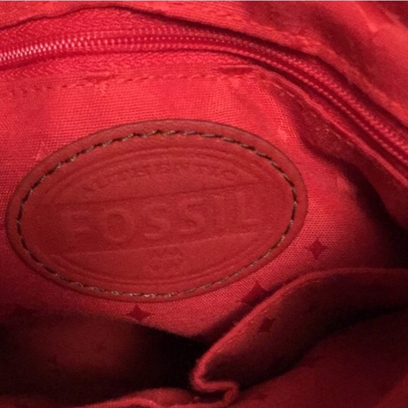 Coral/Pink Fossil handbag - Picture 7 of 7